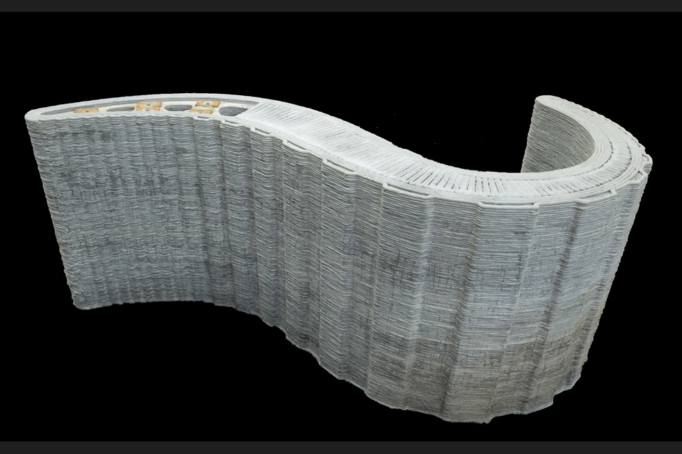 Foster + Partners has been working with contractor Skanska on developing the use of 3D concrete printing in construction